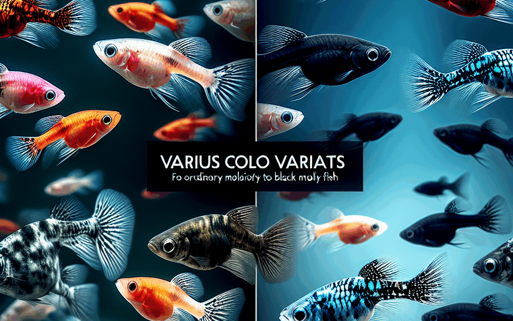 Alt om farvevarianter: Fra almindelig molly til sort molly